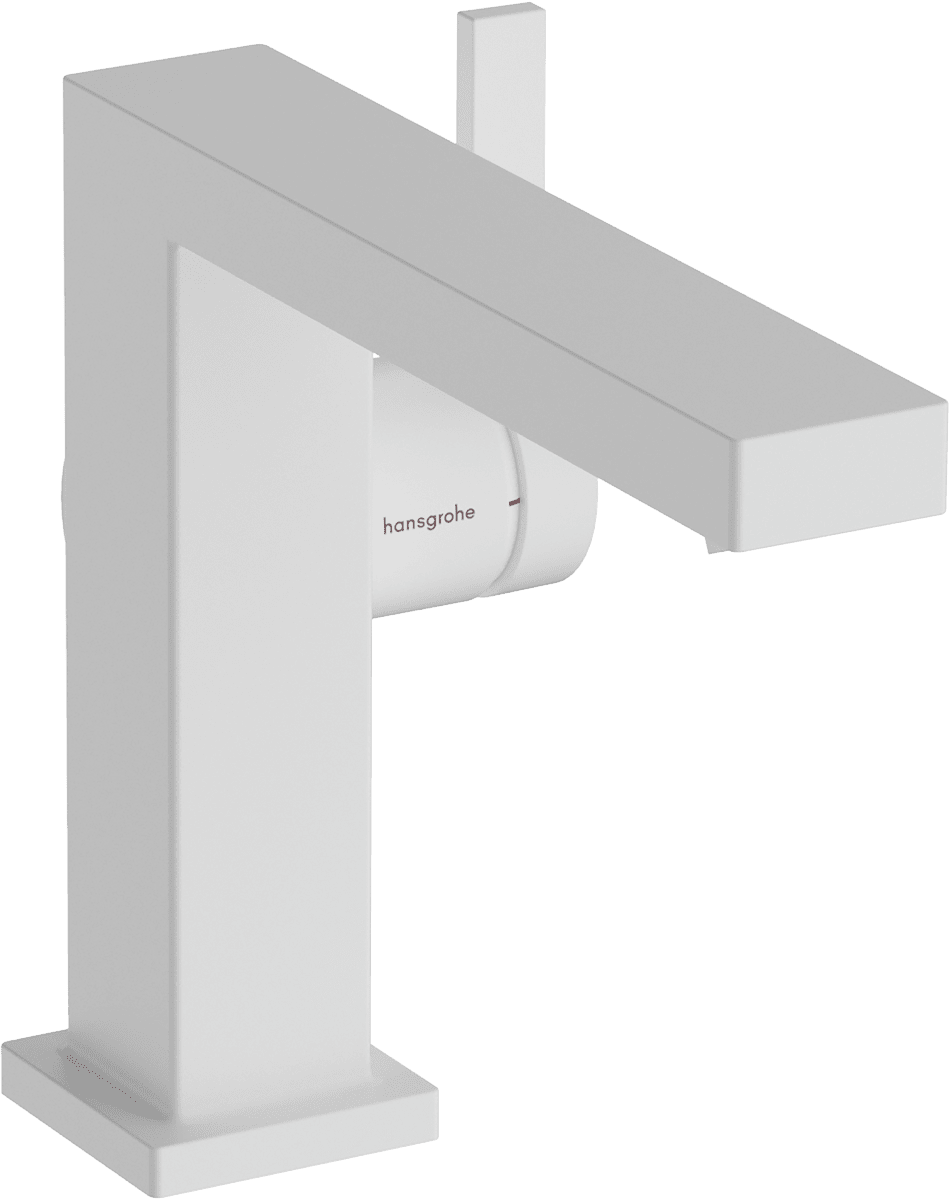 Bild von HANSGROHE Tecturis E Einhebel-Waschtischmischer 110 Fine CoolStart EcoSmart+ mit Zugstangen-Ablaufgarnitur #73023700 - Mattweiß