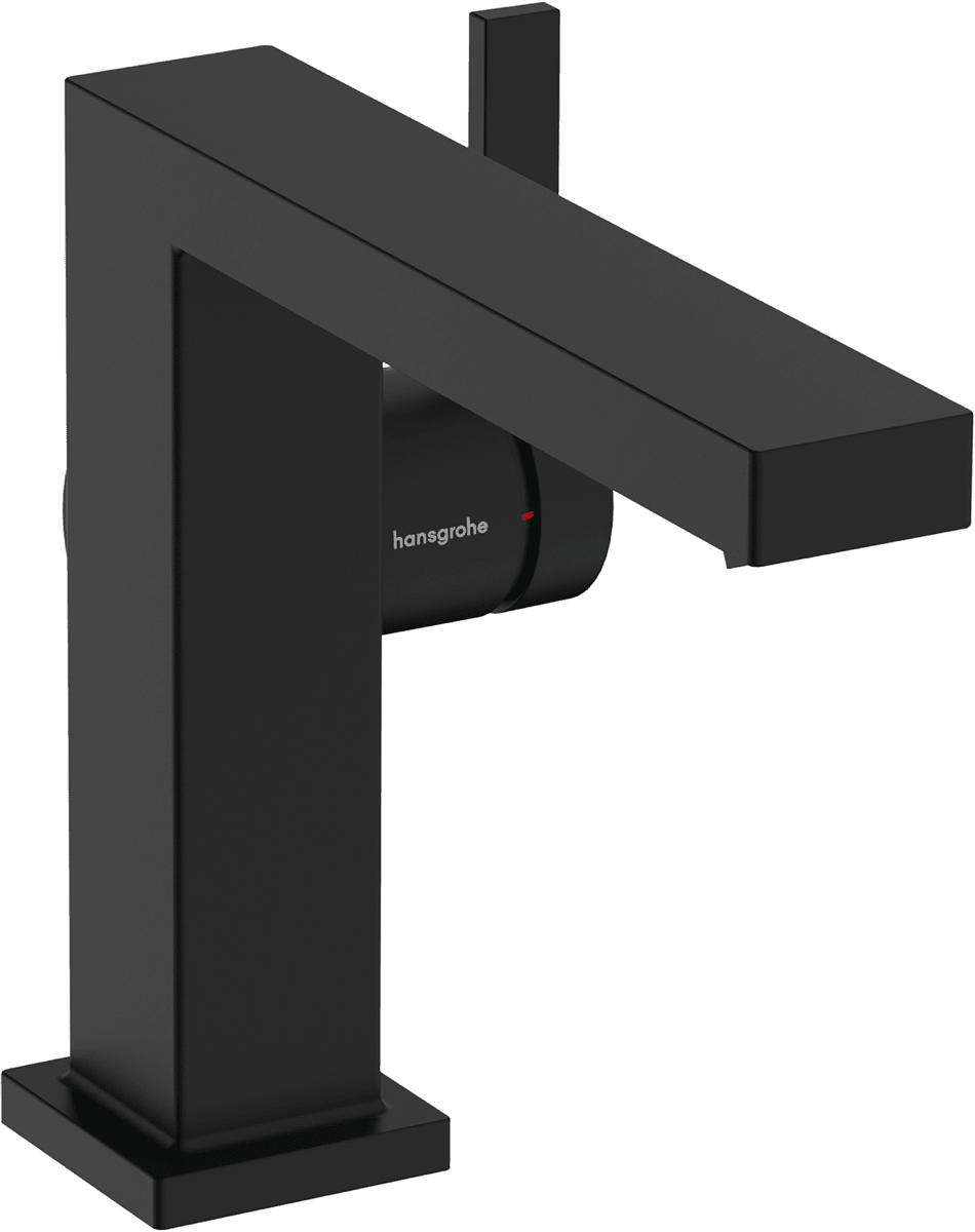 Bild von HANSGROHE Tecturis E Einhebel-Waschtischmischer 110 Fine CoolStart EcoSmart+ mit Zugstangen-Ablaufgarnitur #73023670 - Mattschwarz