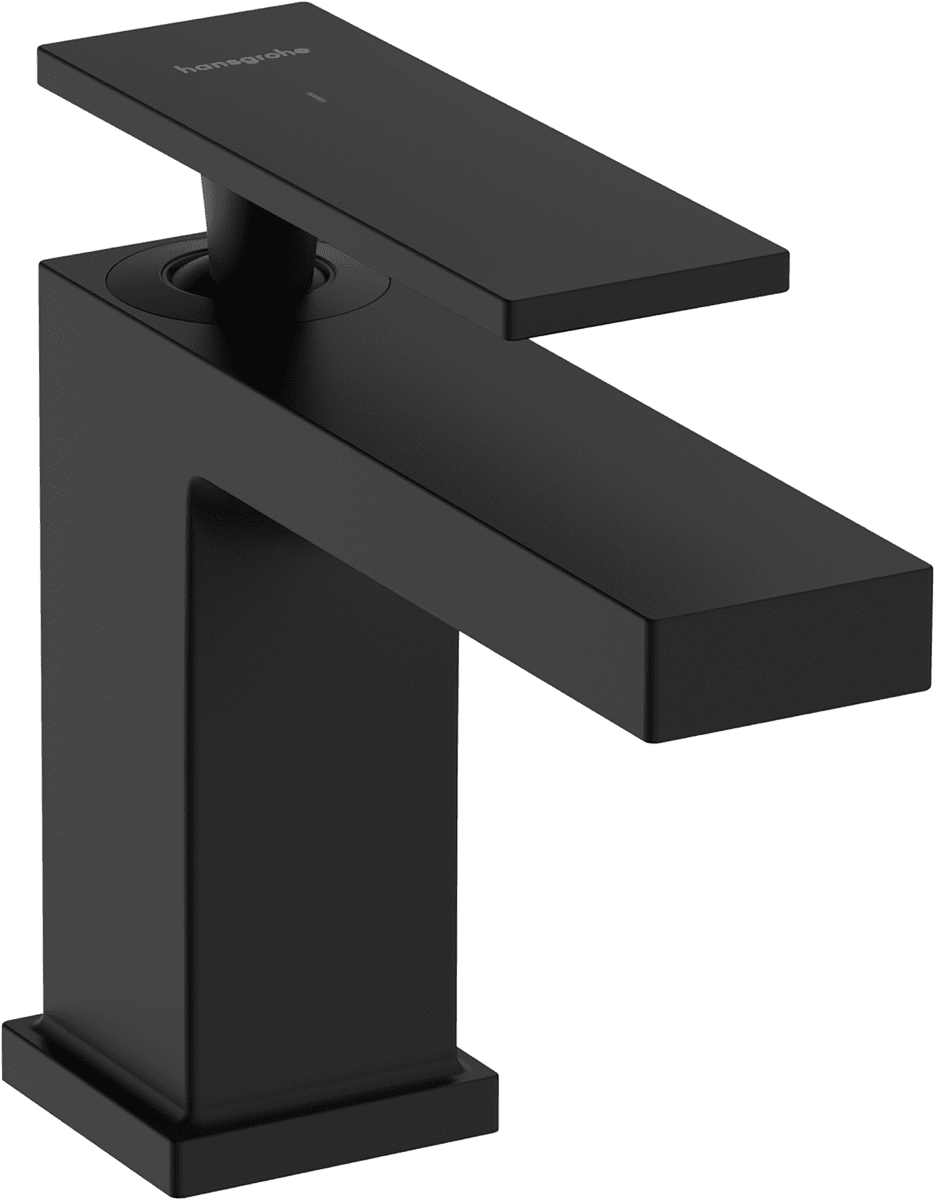 HANSGROHE Tecturis E Standventil 80 mit Hebelgriff für Kaltwasser oder vorgemischtes Wasser ohne Ablaufgarnitur #73013670 - Mattschwarz