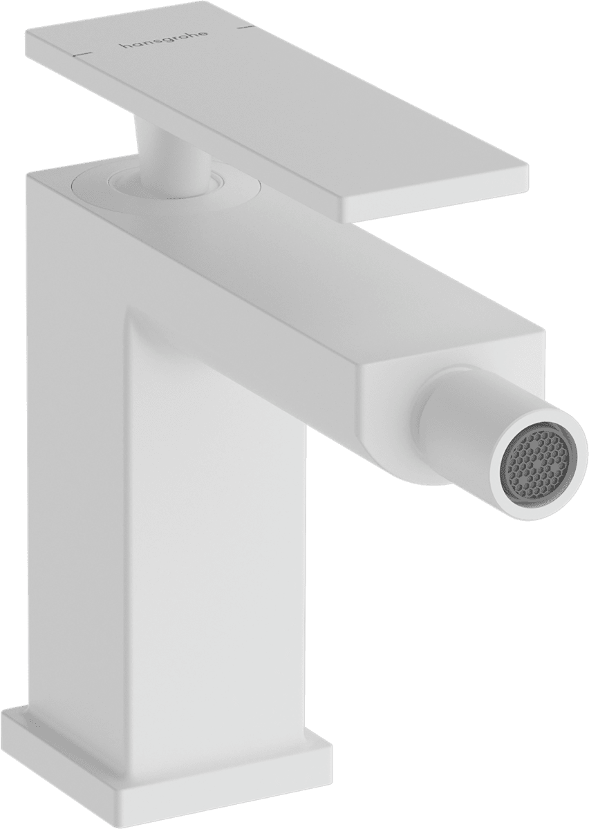 HANSGROHE Tecturis E Einhebel-Bidetmischer mit Zugstangen-Ablaufgarnitur #73200700 - Mattweiß