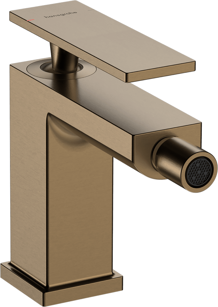 HANSGROHE Tecturis E Einhebel-Bidetmischer mit Zugstangen-Ablaufgarnitur #73200140 - Brushed Bronze
