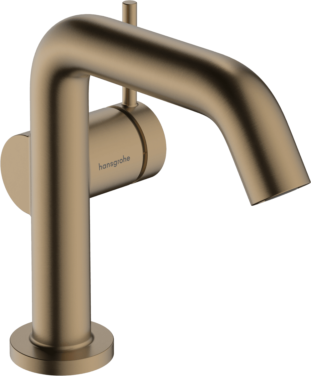 Bild von HANSGROHE Tecturis S Einhebel-Waschtischmischer 110 Fine CoolStart EcoSmart+ ohne Ablaufgarnitur #73321140 - Brushed Bronze