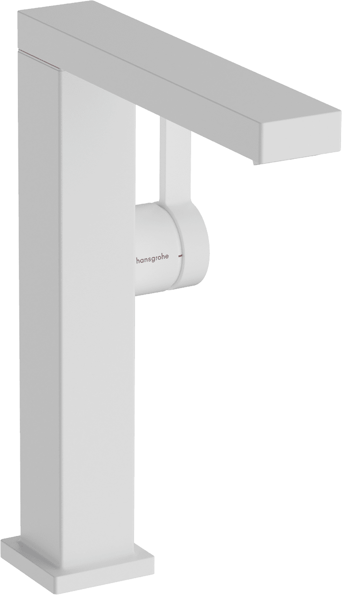 HANSGROHE Tecturis E Einhebel-Waschtischmischer 210 Fine CoolStart EcoSmart+ mit Schwenkauslauf und Push-Open Ablaufgarnitur #73060700 - Mattweiß