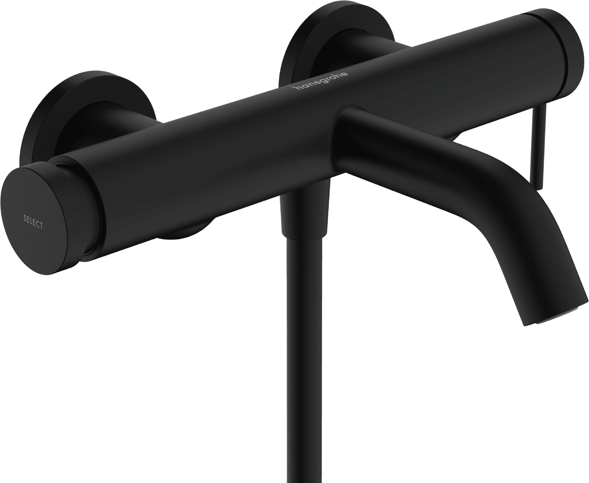 HANSGROHE Tecturis S Einhebel-Wannenmischer Aufputz #73422670 - Mattschwarz
