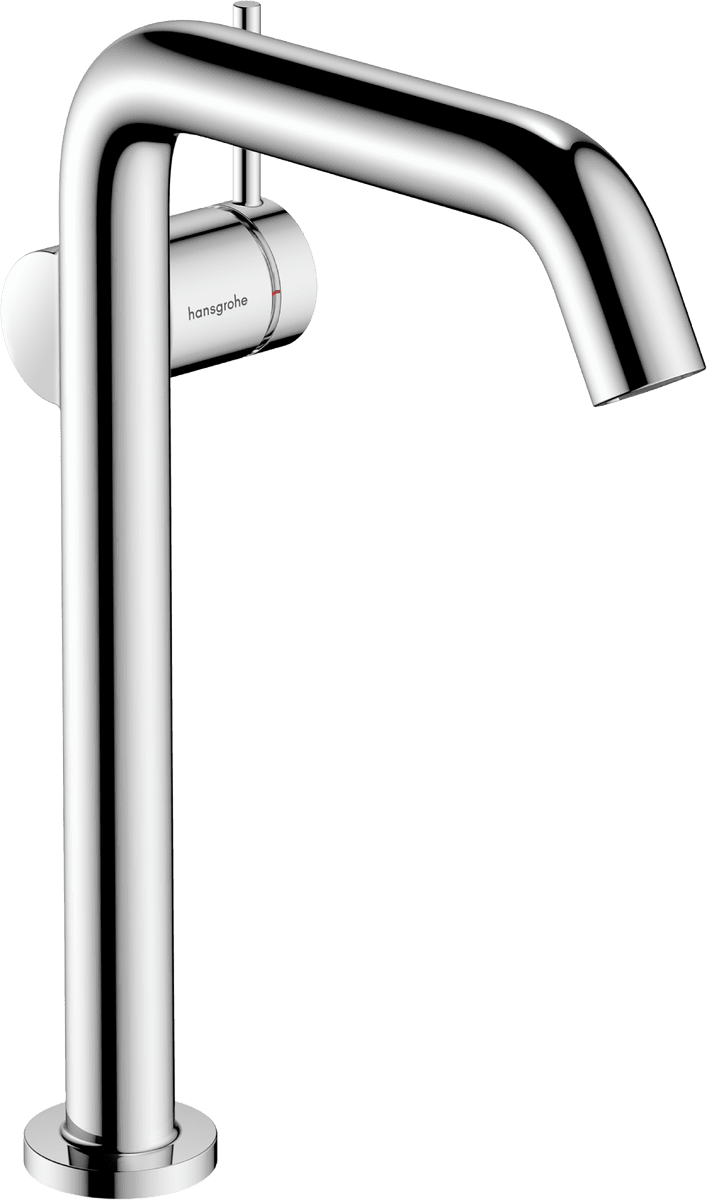 HANSGROHE Tecturis S Einhebel-Waschtischmischer 240 Fine CoolStart EcoSmart+ für Aufsatzwaschtische mit Push-Open Ablaufgarnitur #73370000 - Chrom