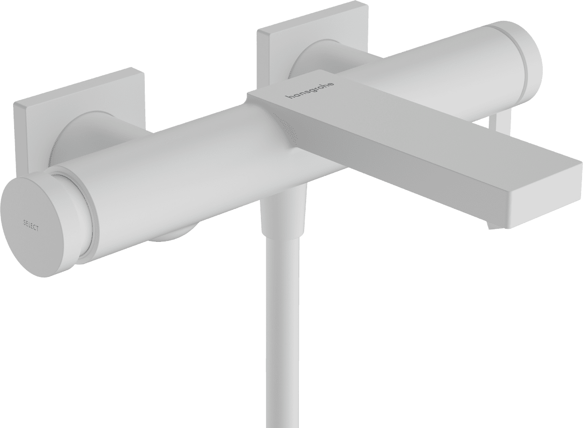 HANSGROHE Tecturis E Einhebel-Wannenmischer Aufputz #73420700 - Mattweiß