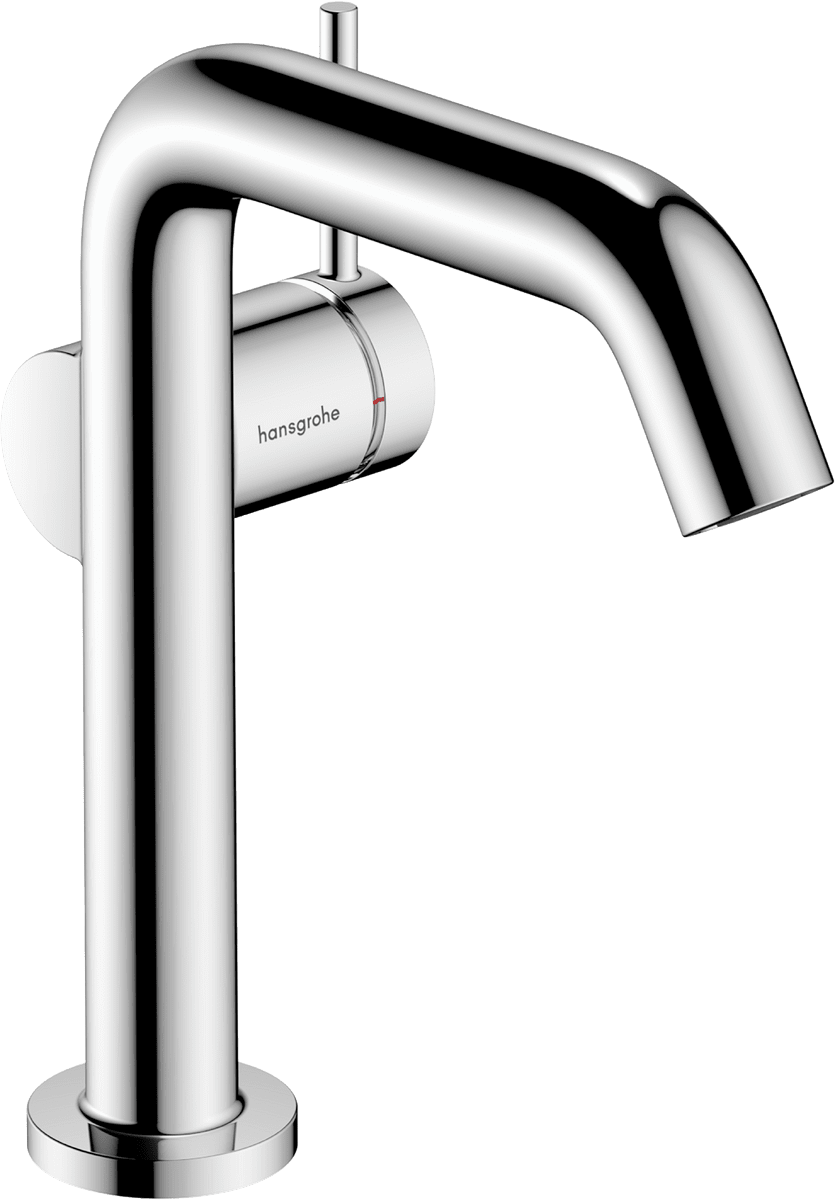 HANSGROHE Tecturis S Einhebel-Waschtischmischer 150 Fine CoolStart EcoSmart+ mit Push-Open Ablaufgarnitur #73340000 - Chrom