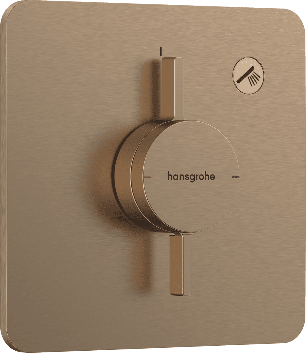 HANSGROHE DuoTurn Q Mischer Unterputz für 1 Verbraucher #75614140 - Brushed Bronze