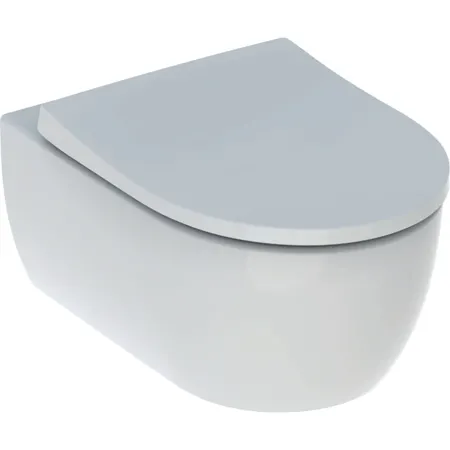 GEBERIT iCon set WCwall hung, toilet seat., Rimfree 500.784.01.1 white resmi