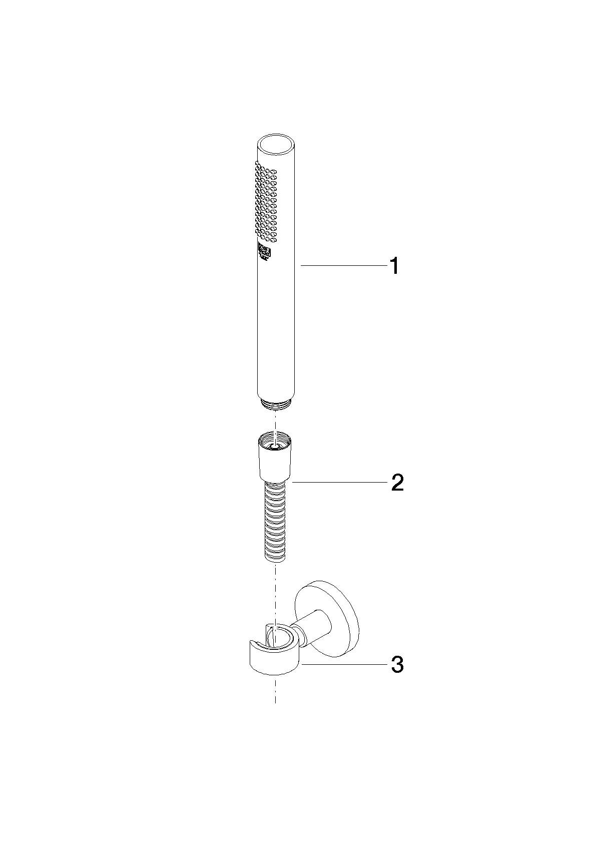DORNBRACHT SERIENSPEZIFISCH Schlauchbrausegarnitur FlowReduce - Chrom #27806625-000010