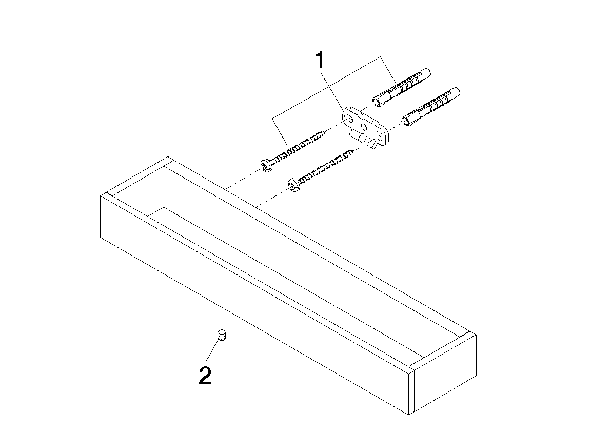 DORNBRACHT Wannengriff - Platin #83030780-08
