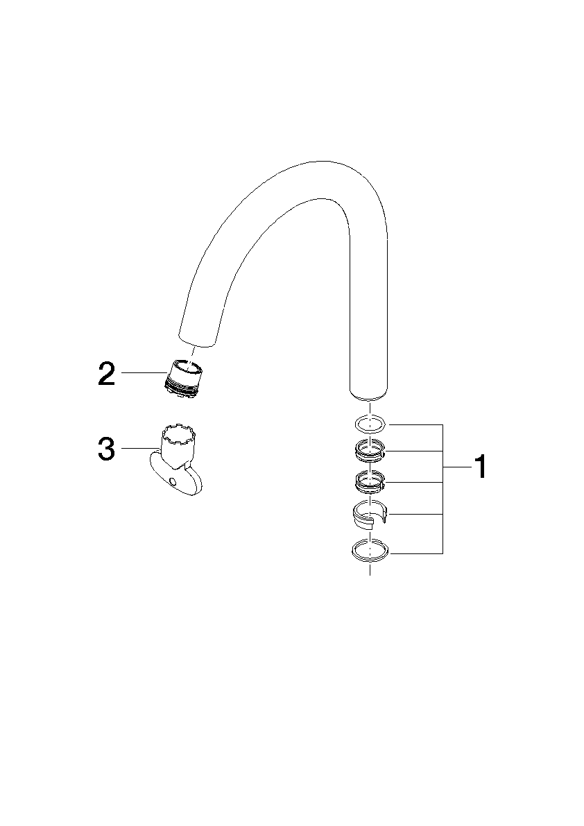 Obrázek DORNBRACHT Výtoková trubice pro umyvadlový stojan 120 mm, 5,7 l/min. - Šampaňské (22kt zlato) #90282232100-47