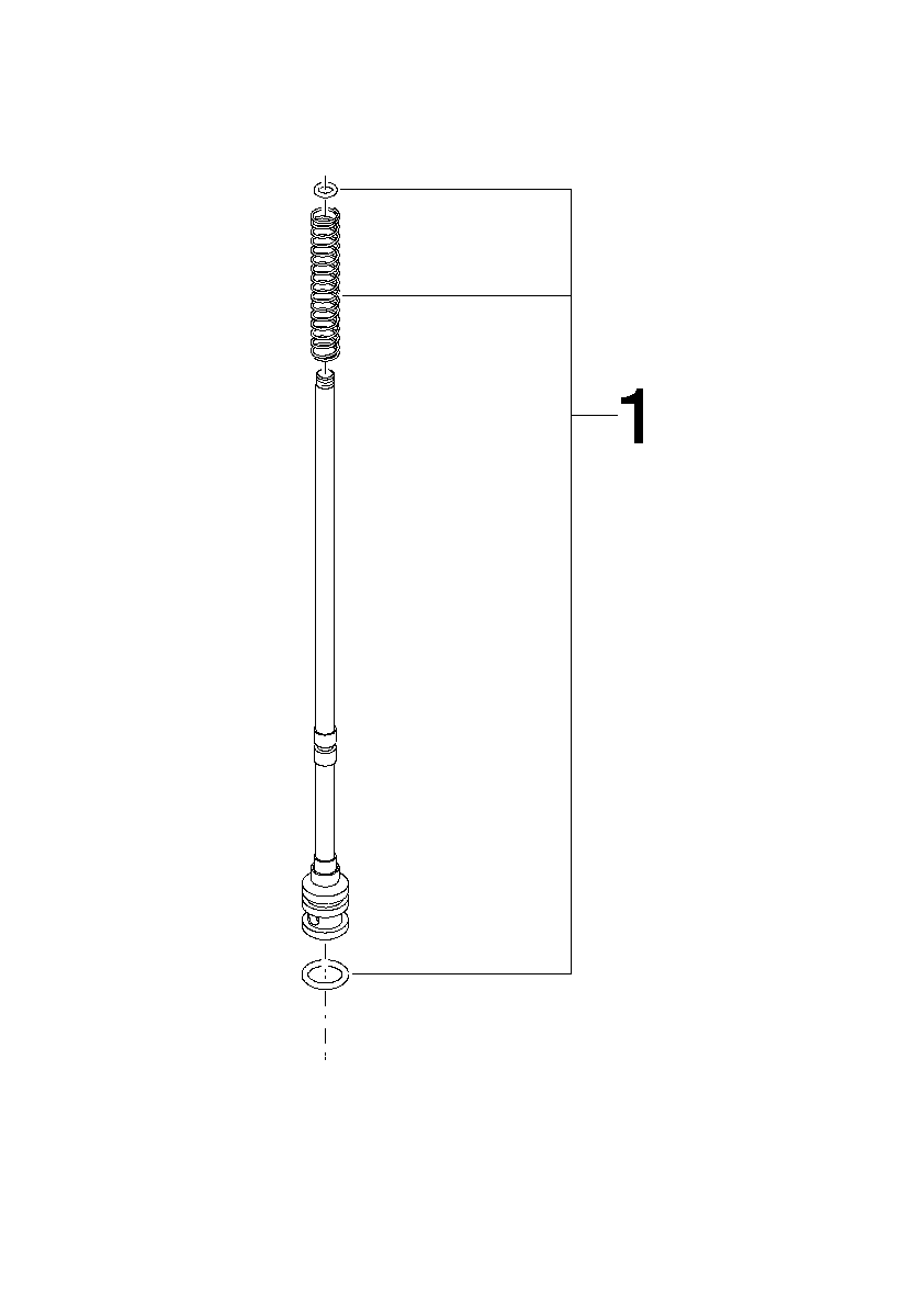 DORNBRACHT Zugstange für Umstellung Ø 21 x 218,5 mm - Platin gebürstet #90310900700-06