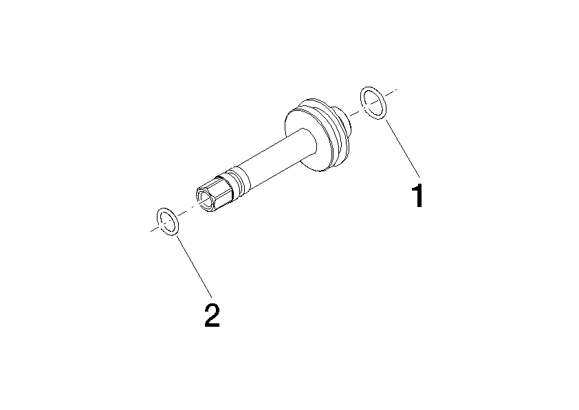 DORNBRACHT Nippel für Potfiller Ø 38 x 84 mm - #9024043760090