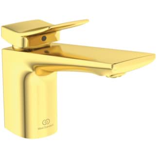 IDEAL STANDARD Conca basin mixer without pop-up waste Grande, projection 140mm #BD457A2 - Brushed Gold resmi