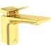 Bild von IDEAL STANDARD Conca Waschtischarmatur ohne Ablaufgarnitur Grande, Ausladung 140mm #BD457A2 - Brushed Gold