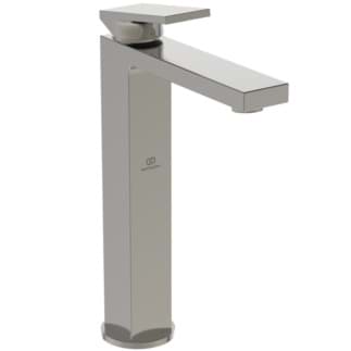 IDEAL STANDARD Extra basin mixer extended plinth, projection 150mm #BD506GN - stainless steel resmi