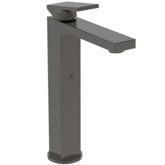 IDEAL STANDARD Extra basin mixer without pop-up waste extended base, projection 150mm #BD507A5 - Magnetic Grey resmi