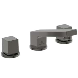 IDEAL STANDARD Extra 3-hole basin mixer, projection 140mm #BD508A5 - Magnetic Grey resmi