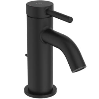 Picture of IDEAL STANDARD Ceraline Nuovo basin mixer H65, projection 90mm #BD845XG - Silk Black