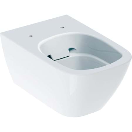 Picture of GEBERIT Smyle Square wall-hung WC, concealed flush plate, Rimfree #500.208.01.8 - white / KeraTect