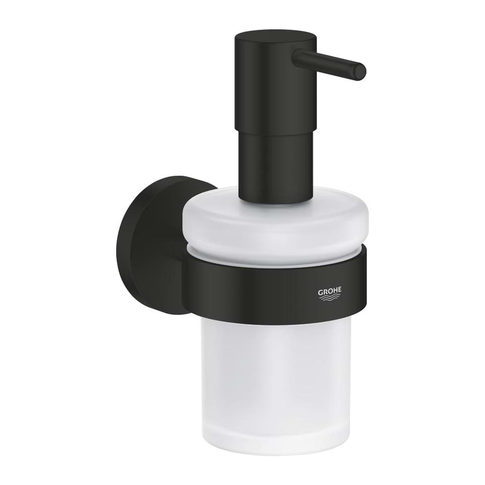 Picture of GROHE Essentials Soap dispenser with holder matte black 1022572430