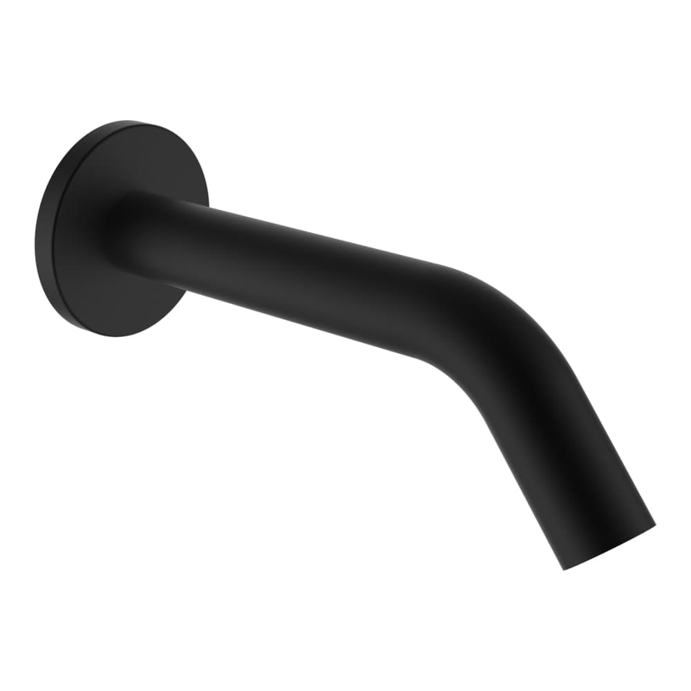 LAUFEN Kartell LAUFEN Wanneneinlauf, Ausladung 175 mm, Festauslauf, PVD Titanschwarz matt #H3713300810601