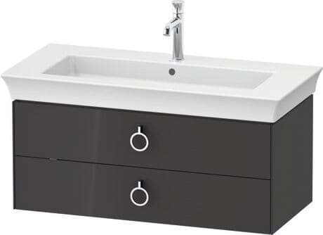 DURAVIT Vanity unit wall-mounted #WT4352 Design by Philippe Starck WT43520H3H3 resmi