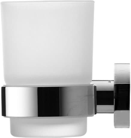 Picture of DURAVIT Glass holder 009919 Design by sieger design #0099191000 - Color 10, Chrome Ø 69 mm