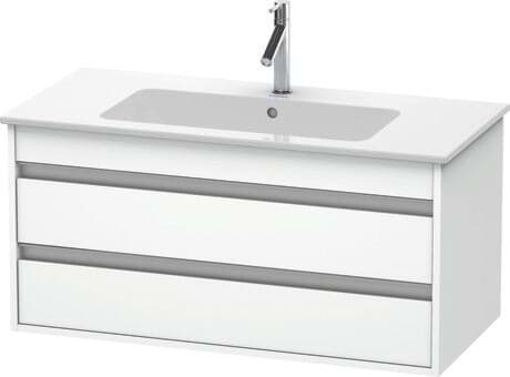 DURAVIT Waschtischunterbau wandhängend KT6430 Design by Christian Werner #KT643001818 - Farbe M07, Betongrau Matt Dekor 1000 x 475 mm