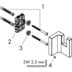 Bild von HANSGROHE AXOR Universal Rectangular Handtuchhaken #42611800 - Edelstahl Optic