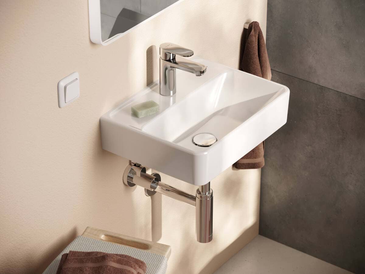 Picture of HANSGROHE Vernis Blend Single lever basin mixer 100 without waste set #71580000 - Chrome
