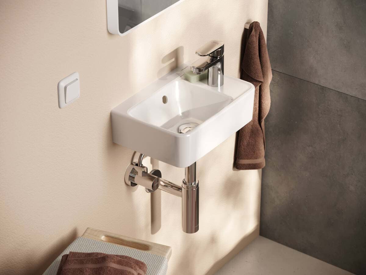 Picture of HANSGROHE Vernis Blend Single lever basin mixer 70 without waste set Chrome 71558000