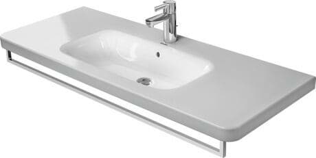 DURAVIT Handtuchhalter 003108 Design by Matteo Thun & Antonio Rodriguez #0031081000 - Farbe 10, Chrom, Material: Messing, Anzahl Arme: 1 1129 mm