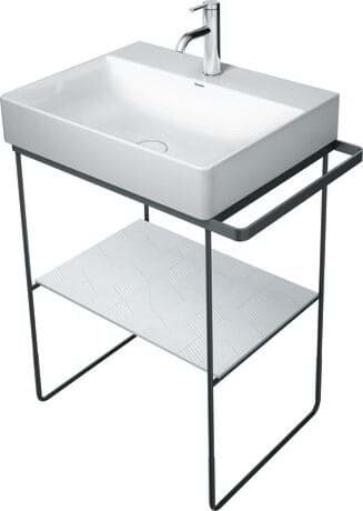 DURAVIT Glaseinleger 009964 Design by Duravit #0099648600 - Farbe 82, Cubic Line, Material: Einscheibensicherheitsglas nach EN 12150-1 570 mm