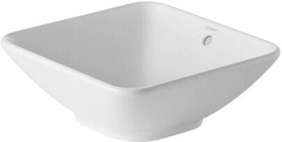 DURAVIT Aufsatzbecken Bacino 033342 #033342AA00 - • Farbe AA, Weiß Hochglanz, DuraShield 420 x 420 mm