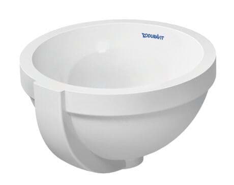 DURAVIT Einbauwaschtisch 031927 Design by Prof. Frank Huster #0319270000 - • Farbe 00, Ausführung Waschtisch: Einbau von unten, Weiß Hochglanz Ø 320 mm