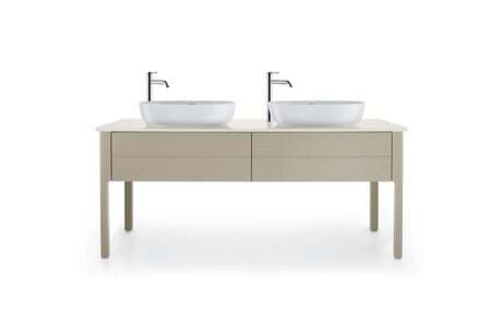 DURAVIT Aufsatzbecken 037960 Design by Cecilie Manz #03796000001 - • Farbe 00, Weiß Hochglanz, Anzahl Waschplätze: 1 Mitte, Rückwand glasiert: Nein 600 x 400 mm