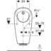 Bild von GEBERIT Selva Urinal mit integrierter Steuerung, Generatorbetrieb #116.084.00.1 - weiß