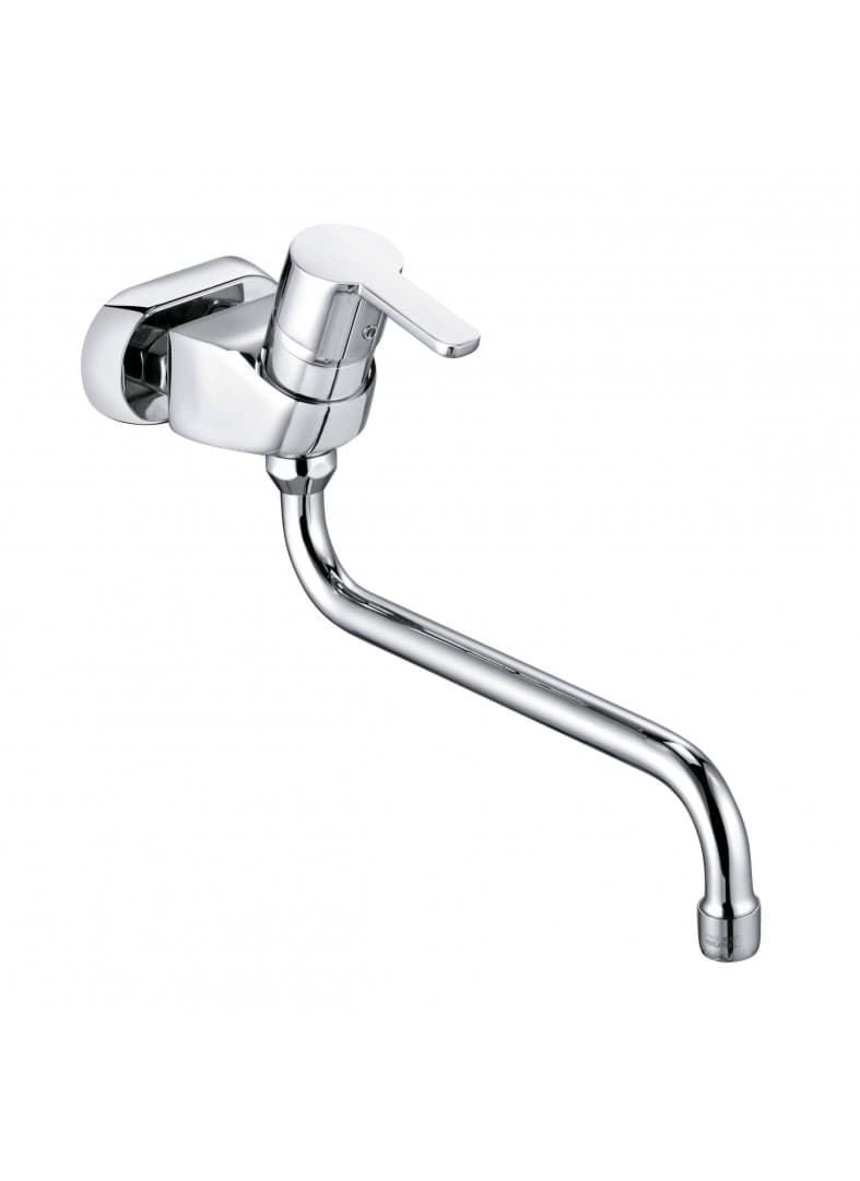 KLUDI LOGO NEO wall mounted single lever sink mixer DN 15 #379140575 - chrome resmi