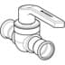 Bild von 94952 Geberit Mapress Stainless Steel ball valve with actuator lever