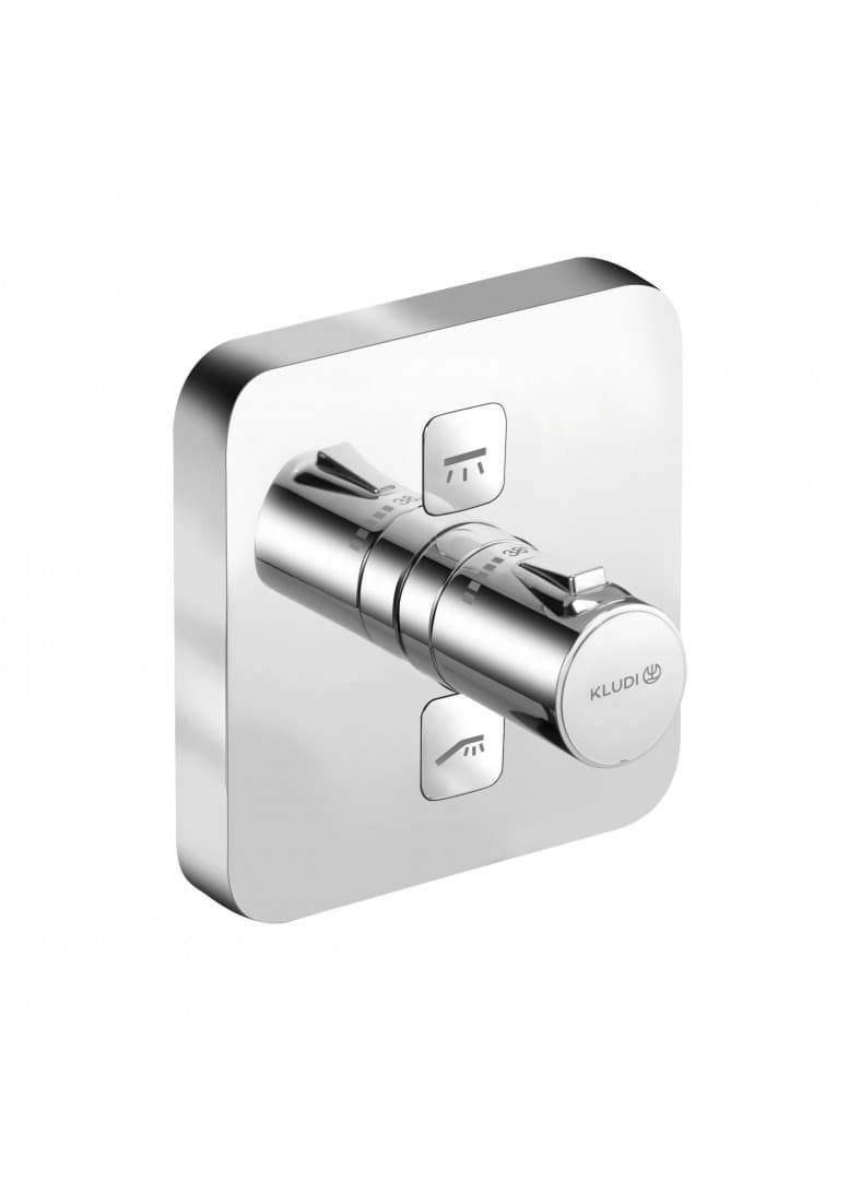 KLUDI PUSH concealed thermostatic mixer #389110538 - chrome resmi