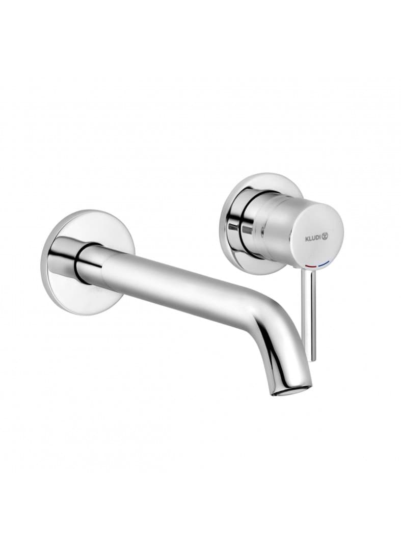 KLUDI BOZZ concealed two hole wall mounted basin mixer #382450576 - chrome resmi