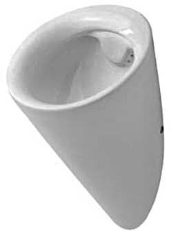 DURAVIT Urinal 083432 Design by Philippe Starck #08343200071 - Farbe 00, Weiß Hochglanz 320 x 285 mm