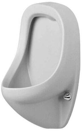 DURAVIT Urinal Ben 084737 #0847370007 - Farbe 00, Weiß Hochglanz, Inkl. Befestigungsmaterial, Abgang: waagerecht 370 x 350 mm