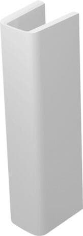 DURAVIT Standsäule 085839 Design by Philippe Starck #085839AA00 - Farbe AA, Weiß Hochglanz, DuraShield 175 x 210 mm
