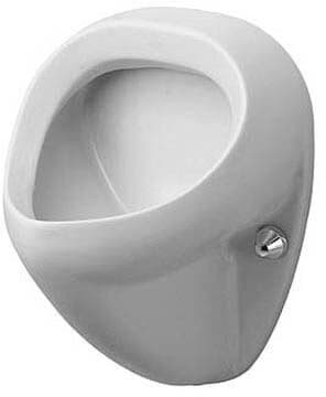 DURAVIT Urinal Bill 085135 #0851350007 - Farbe 00, Weiß Hochglanz, Abgang: waagerecht 360 x 350 mm