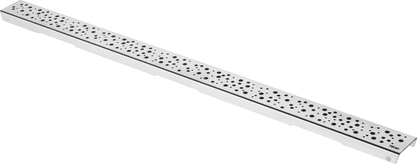 εικόνα του TECE TECEdrainline design grate "drops", polished stainless steel, 1200 mm #601230