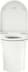 Bild von DURAVIT WC-Sitz 002709 Design by Philippe Starck #0027090000 - Farbe 00, Weiß Hochglanz, Farbe Scharnier: Edelstahl, Überlappend 372 x 466 mm