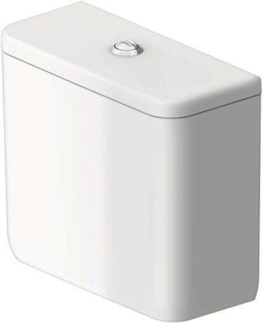 DURAVIT Spülkasten 094710 Design by Studio F. A. Porsche #0947100005 - © Farbe 00, Weiß Hochglanz, Spülwassermenge: 6/3 l, Inkl. Innengarnitur, Dual Flush, Position Wasseranschluss: Unten links 3/8", Unified Water Label (UWL) Klasse: 2 400 x 180 mm